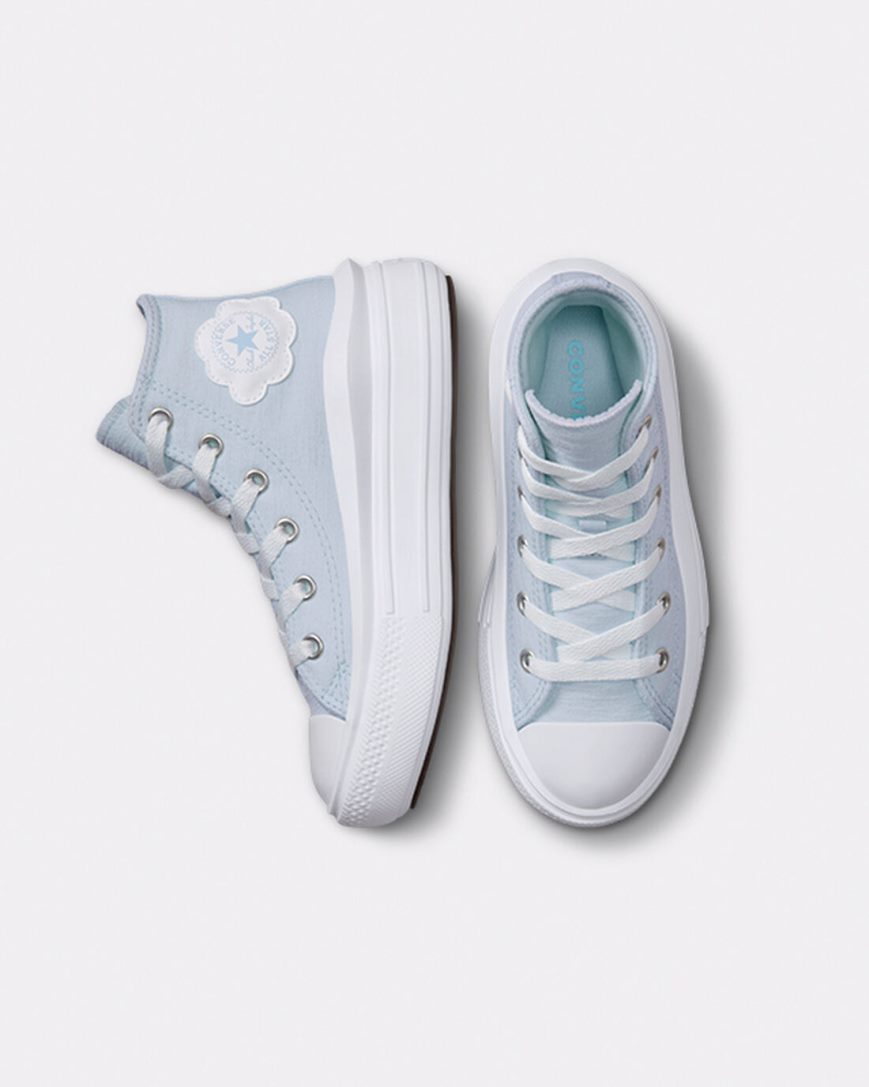 Topanky Na Platforme Converse Chuck Taylor All Star Move Cloud Patch Vysoke Dievcenske Modre | SK CBHXL5